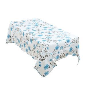 Waterproof Vinyl Rectangular Tablecloth 54 x 71 Inch Tablecloth Floral Printed